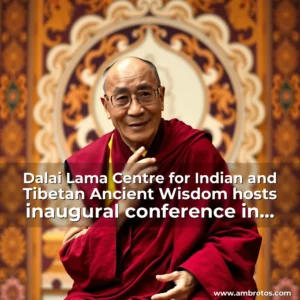 Artistic representation for Dalai Lama Centre for Indian and Tibetan Ancient Wisdom hosts inaugural conference in Bodhgaya