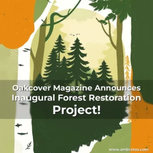 Artistic representation for Oakcover Magazine Announces Inaugural Forest Restoration Project!