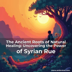 Artistic representation for The Ancient Roots of Natural Healing: Uncovering the Power of Syrian Rue