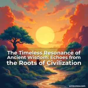 Artistic representation for The Timeless Resonance of Ancient Wisdom: Echoes from the Roots of Civilization
