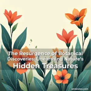 Artistic representation for The Resurgence of Botanical Discoveries: Unearthing Nature’s Hidden Treasures