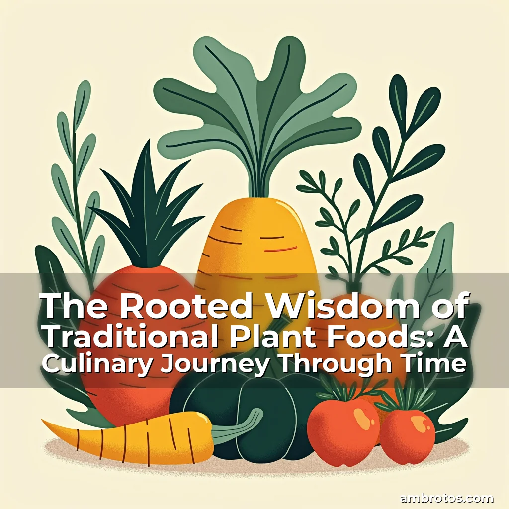 Artistic representation for The Rooted Wisdom of Traditional Plant Foods: A Culinary Journey Through Time