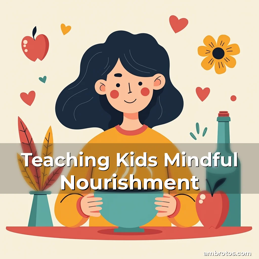 Artistic representation for Teaching Kids Mindful Nourishment