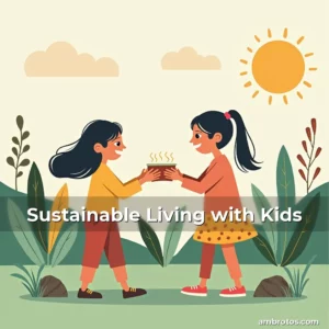 Artistic representation for Sustainable Living with Kids