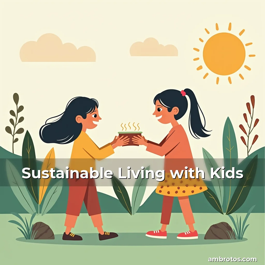 Artistic representation for Sustainable Living with Kids