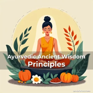 Artistic representation for Ayurvedic Ancient Wisdom Principles