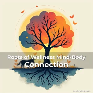 Artistic representation for Roots of Wellness Mind-Body Connection