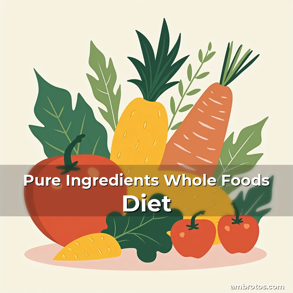 Artistic representation for Pure Ingredients Whole Foods Diet