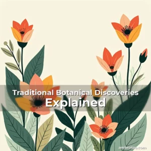 Artistic representation for Traditional Botanical Discoveries Explained
