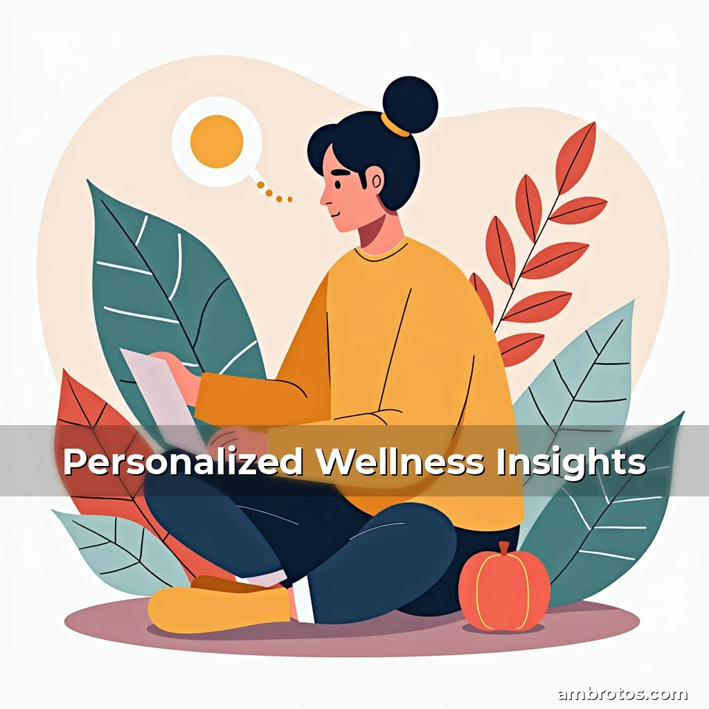 Artistic representation for Personalized Wellness Insights