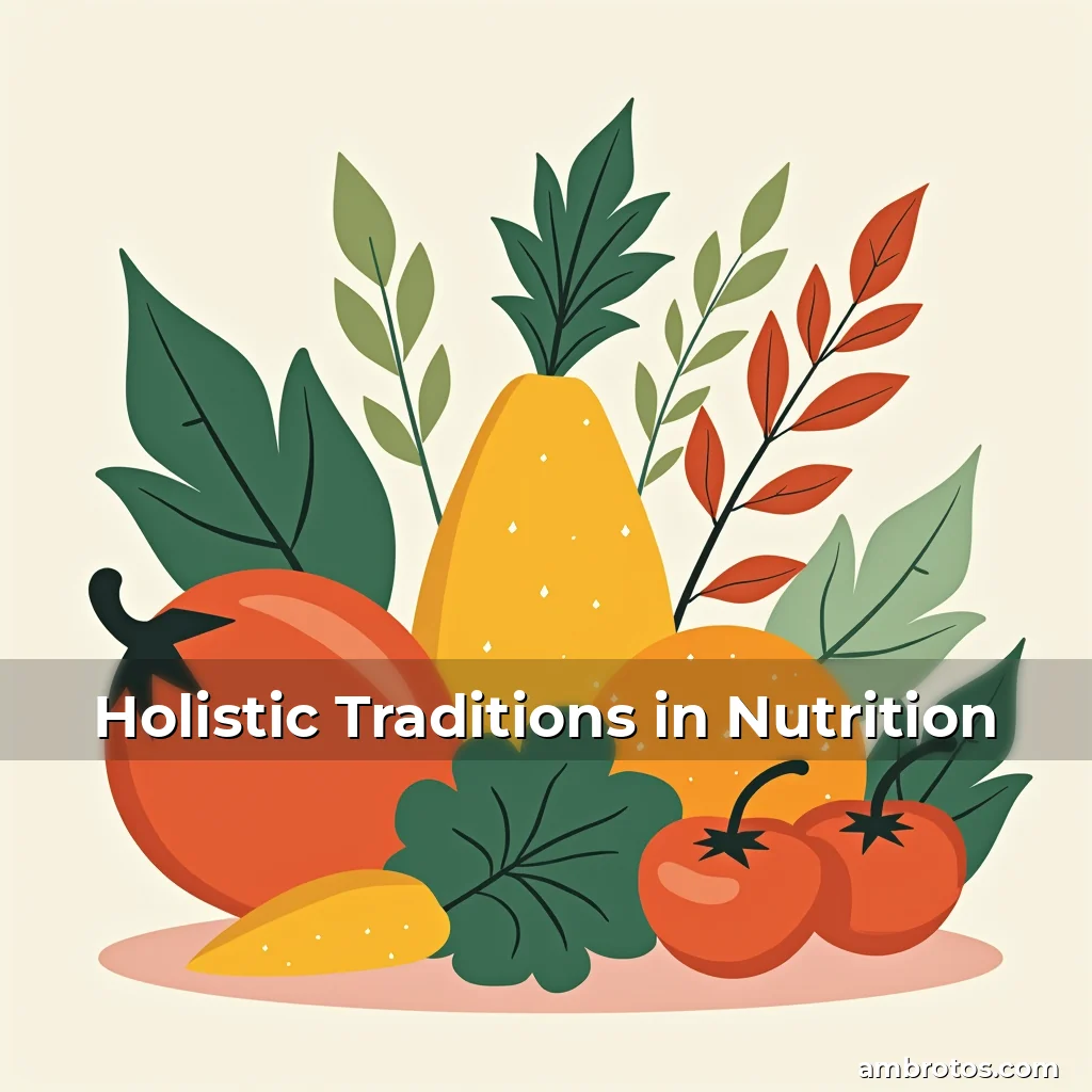 Artistic representation for Holistic Traditions in Nutrition
