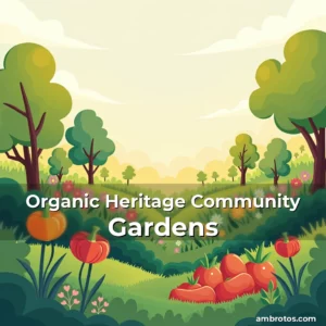 Artistic representation for Organic Heritage Community Gardens