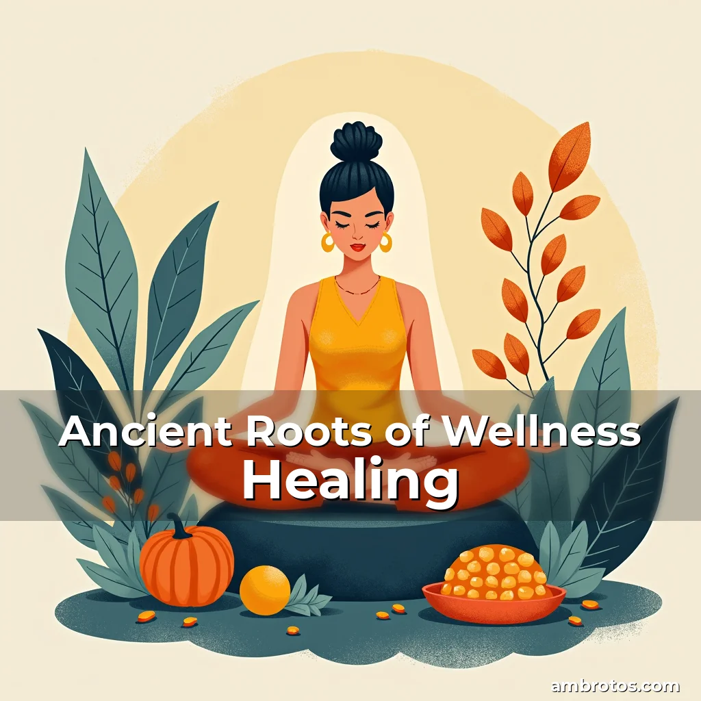 Artistic representation for Ancient Roots of Wellness Healing