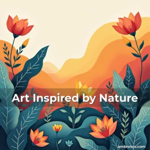 Artistic representation for Art Inspired by Nature