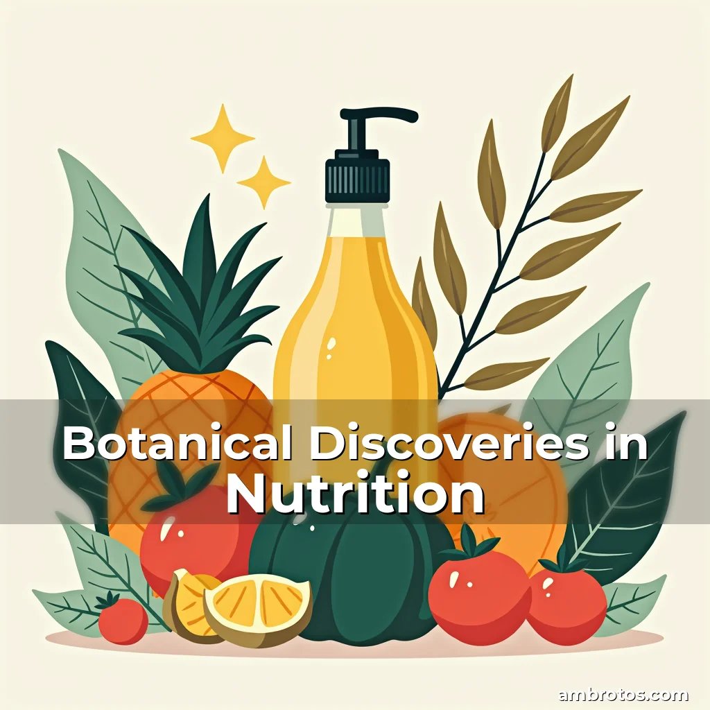 Artistic representation for Botanical Discoveries in Nutrition