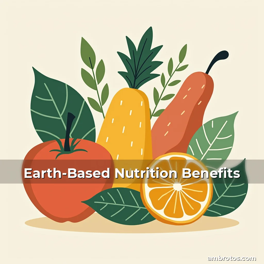Artistic representation for Earth-Based Nutrition Benefits