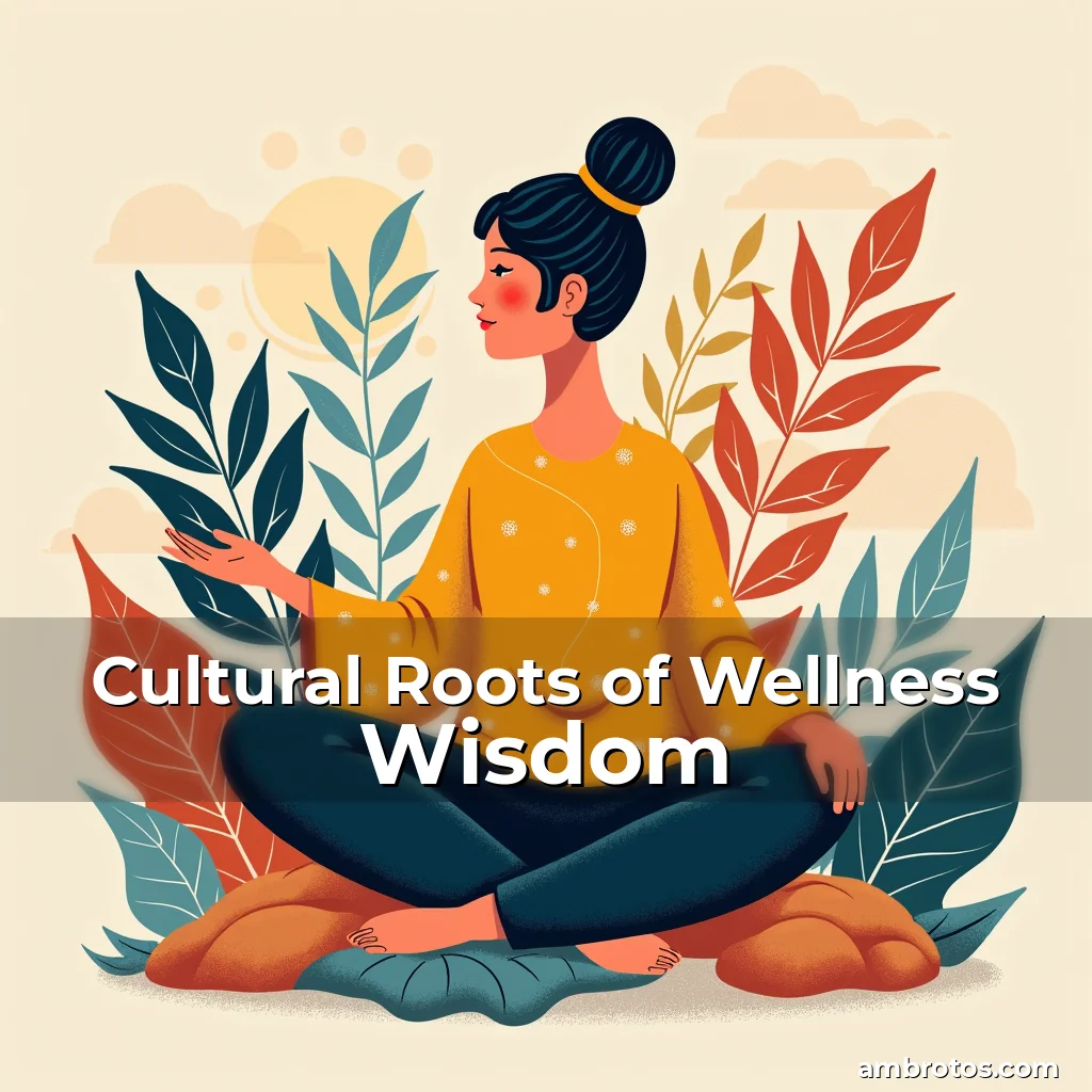 Artistic representation for Cultural Roots of Wellness Wisdom