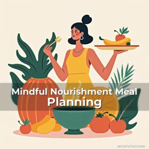 Artistic representation for Mindful Nourishment Meal Planning