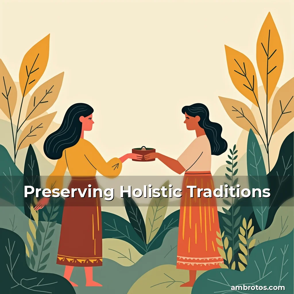 Artistic representation for Preserving Holistic Traditions