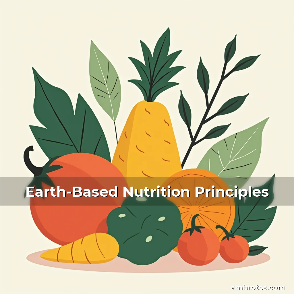 Artistic representation for Earth-Based Nutrition Principles