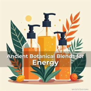 Artistic representation for Ancient Botanical Blends for Energy