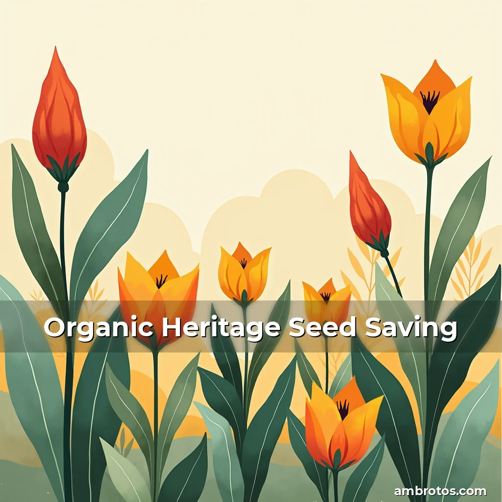 Artistic representation for Organic Heritage Seed Saving