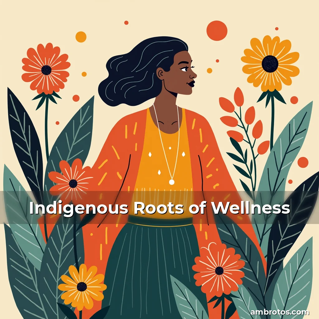 Artistic representation for Indigenous Roots of Wellness