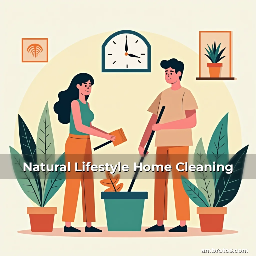 Artistic representation for Natural Lifestyle Home Cleaning