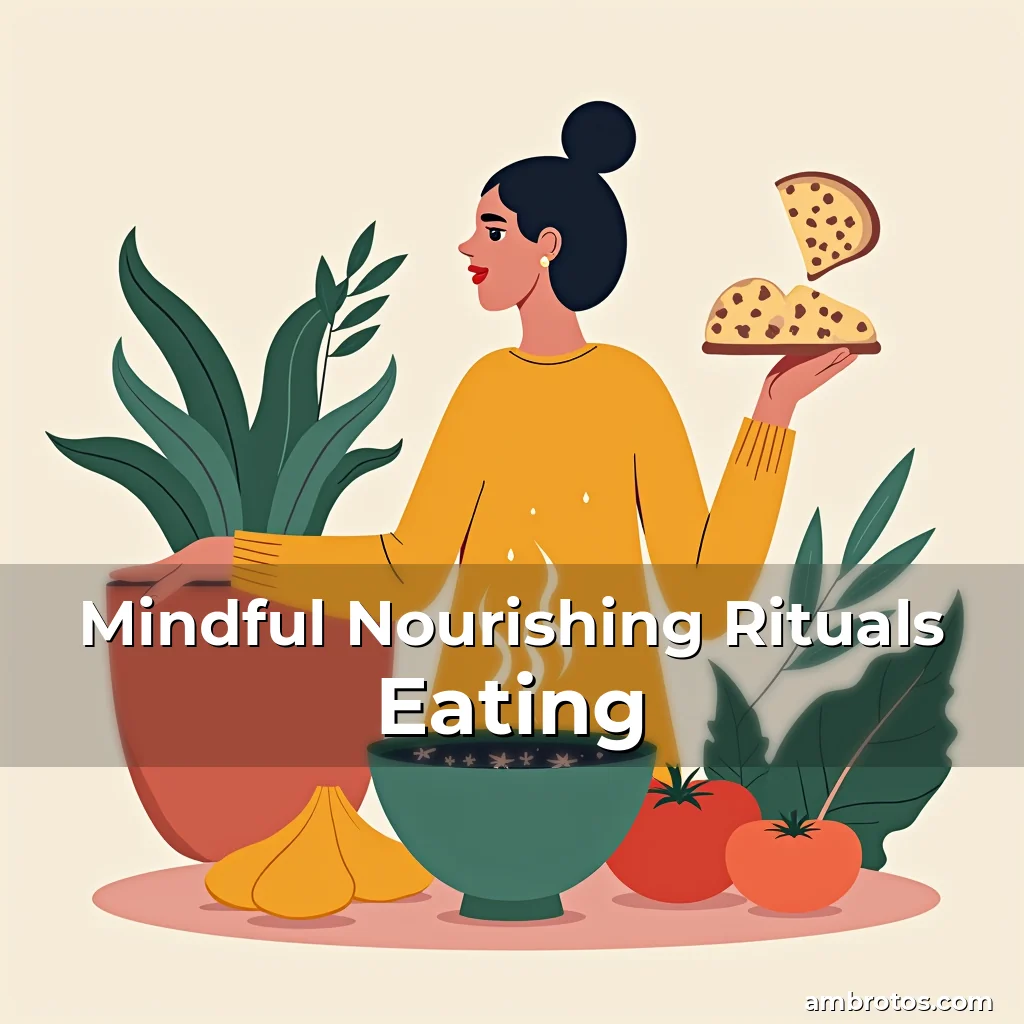 Artistic representation for Mindful Nourishing Rituals Eating