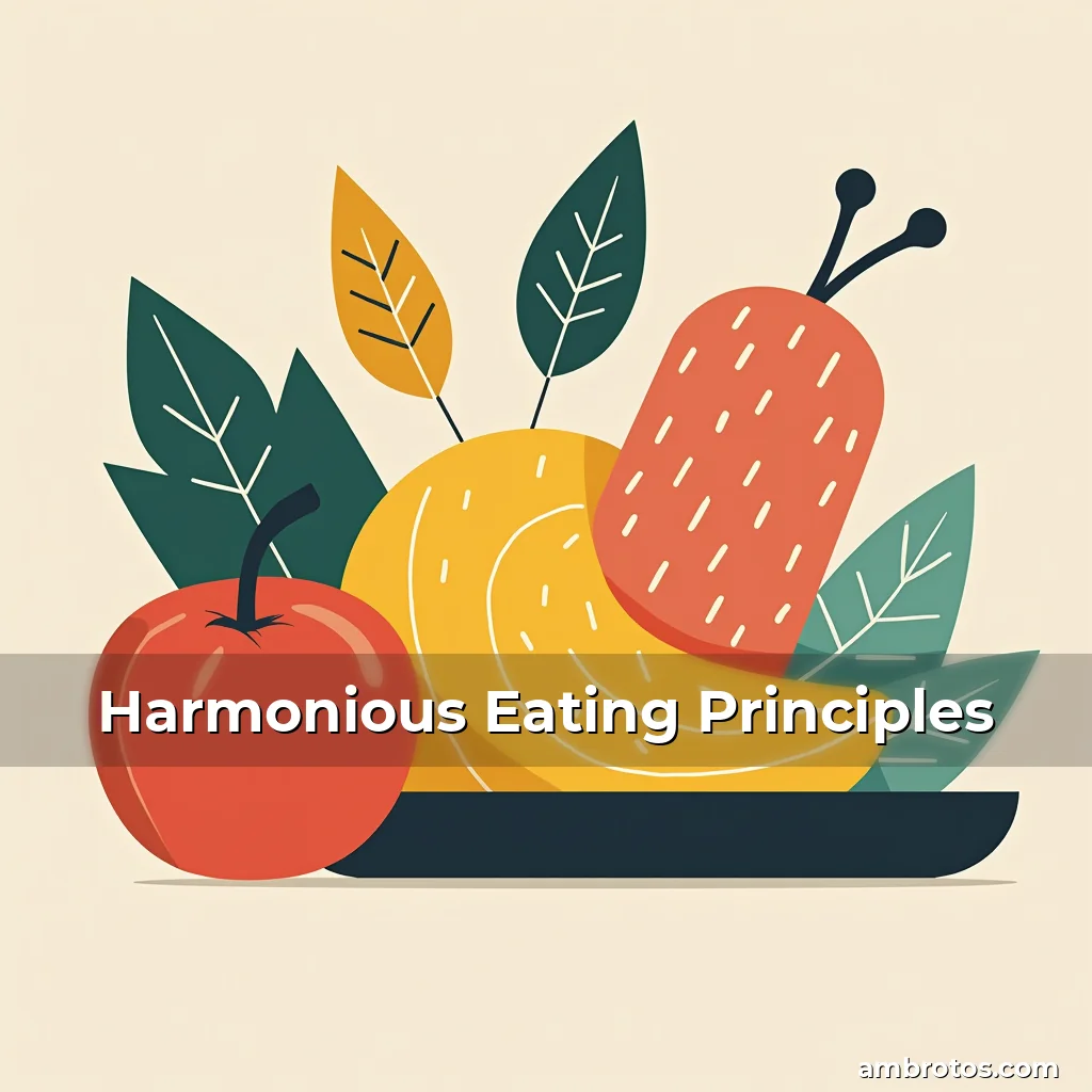 Artistic representation for Harmonious Eating Principles