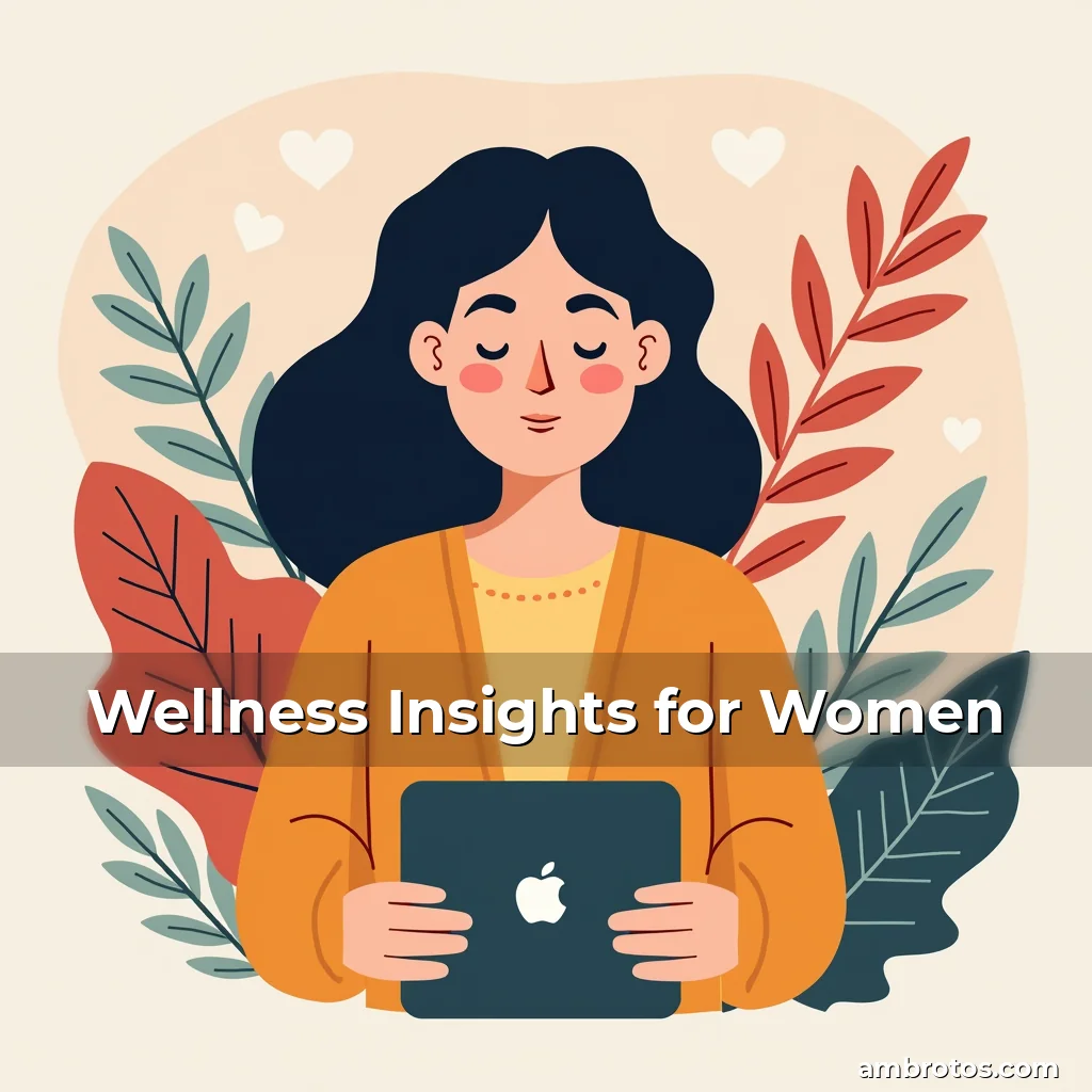 Artistic representation for Wellness Insights for Women