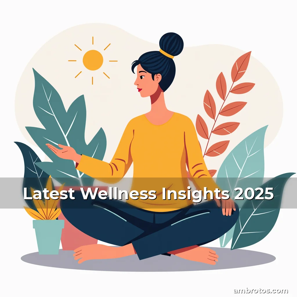 Artistic representation for Latest Wellness Insights 2025