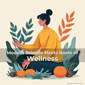 Artistic representation for Modern Science Meets Roots of Wellness