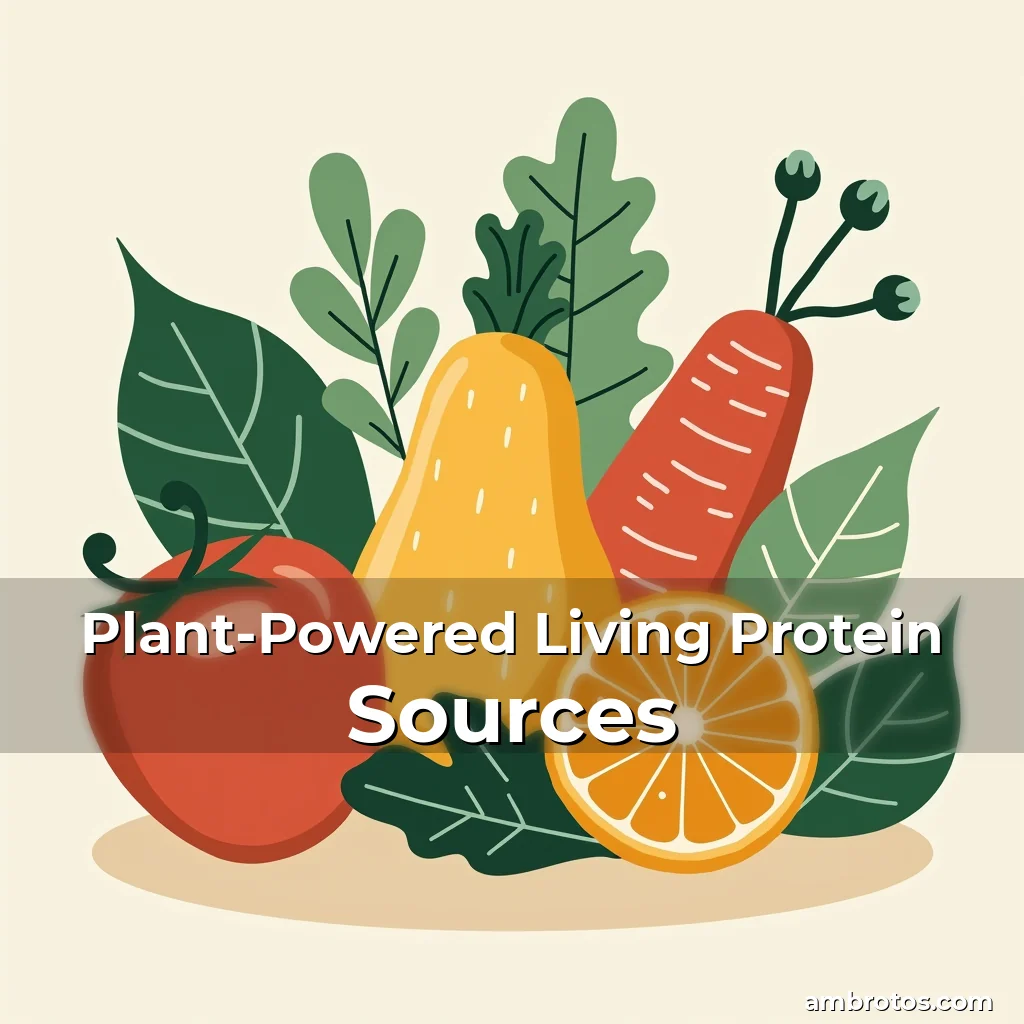Artistic representation for Plant-Powered Living Protein Sources