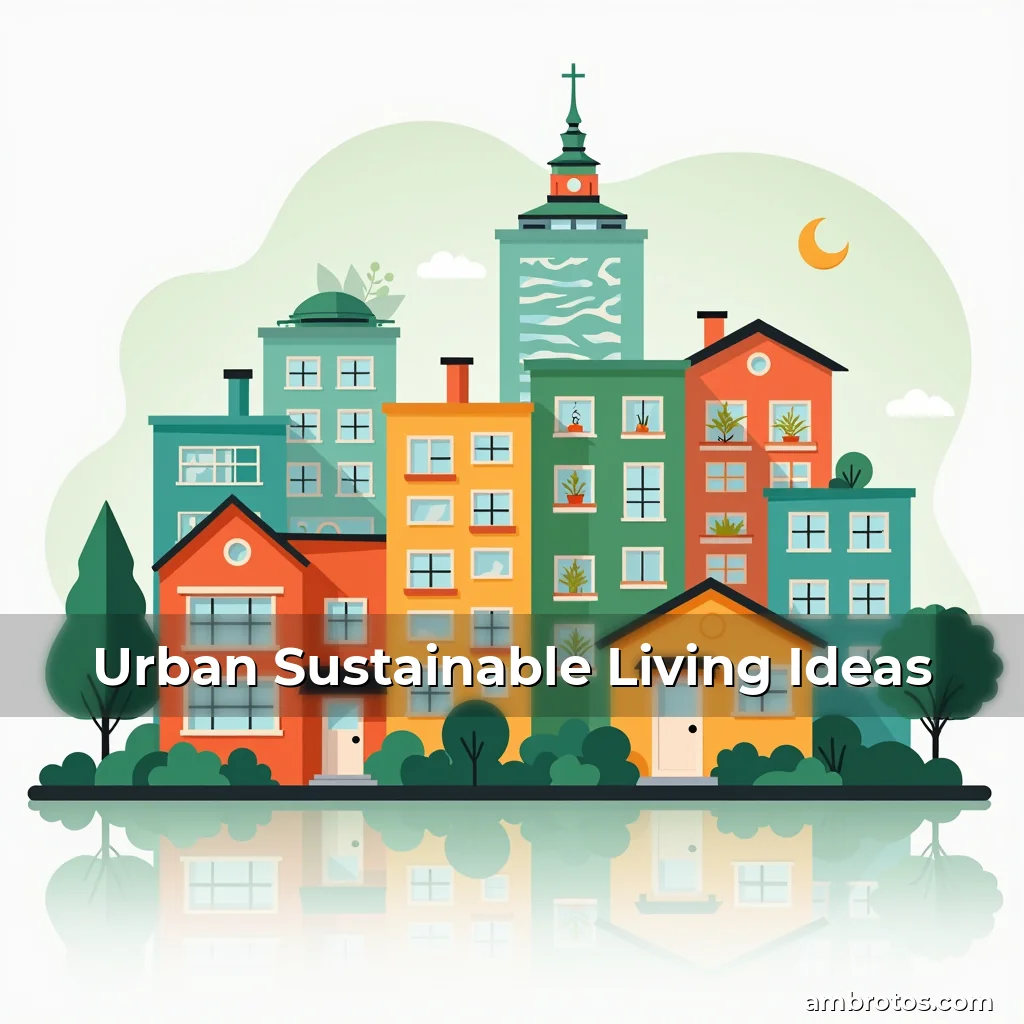 Artistic representation for Urban Sustainable Living Ideas