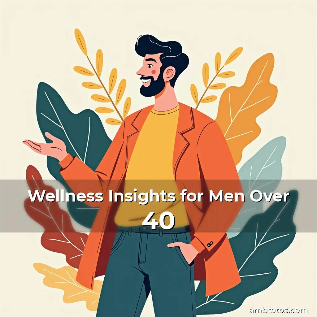 Artistic representation for Wellness Insights for Men Over 40