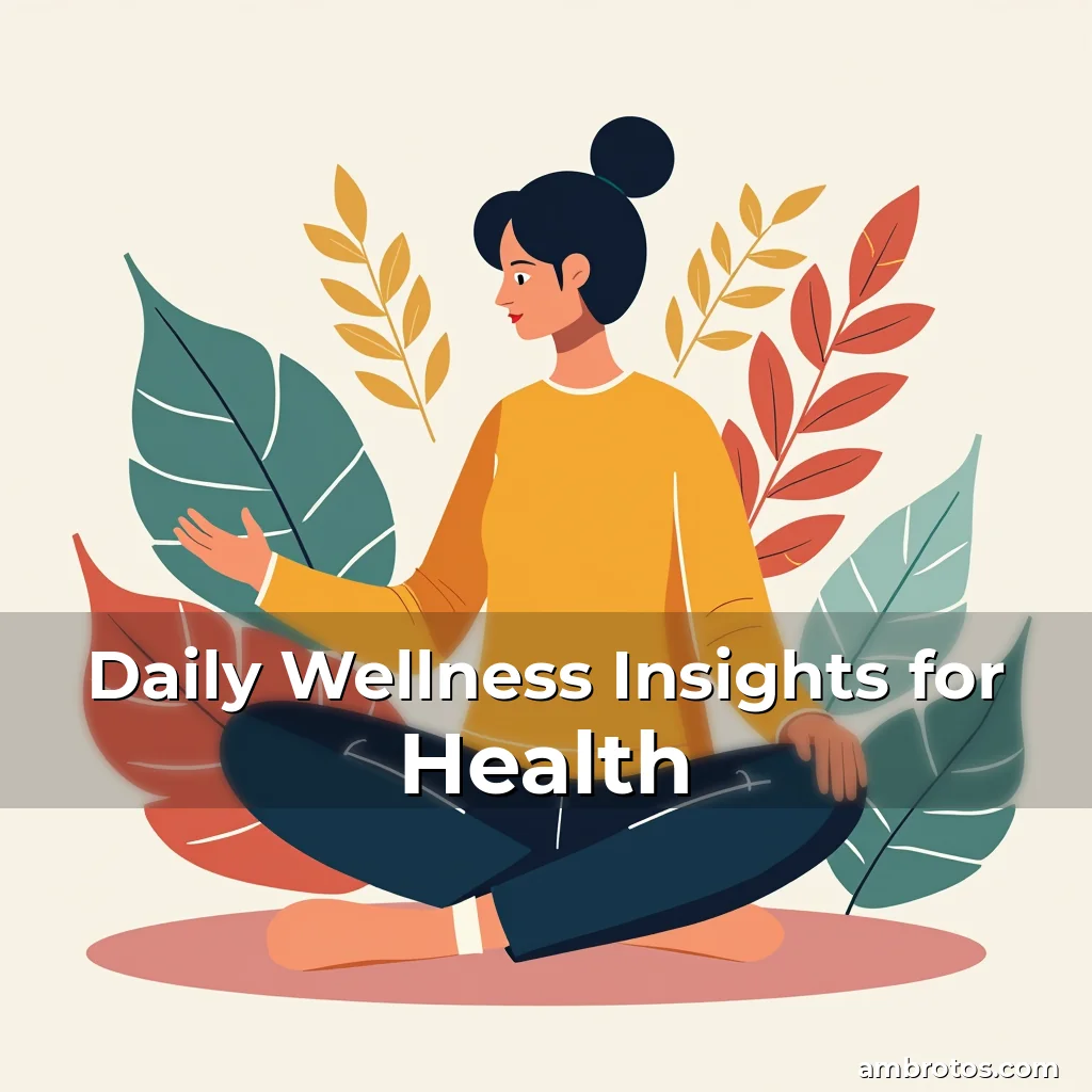 Artistic representation for Daily Wellness Insights for Health