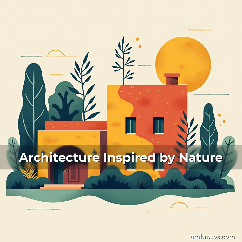 Artistic representation for Architecture Inspired by Nature