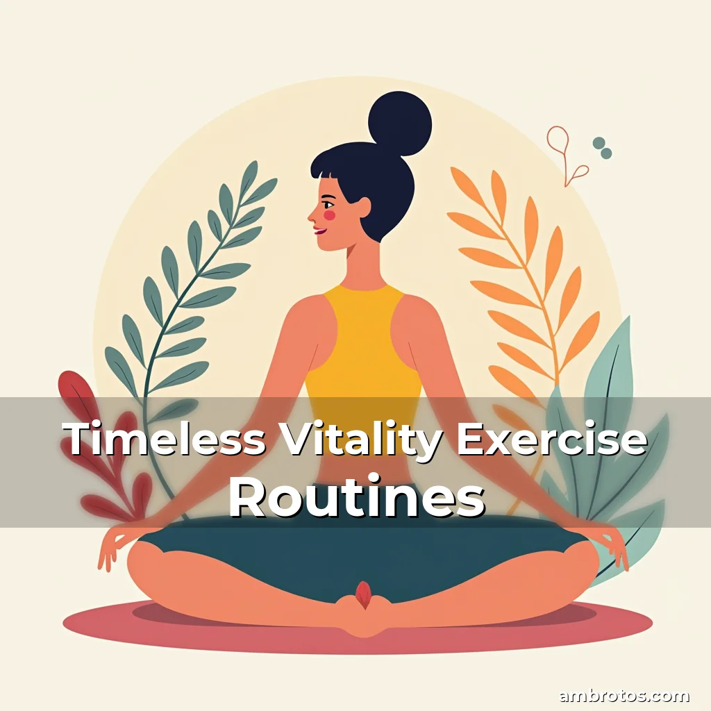 Artistic representation for Timeless Vitality Exercise Routines