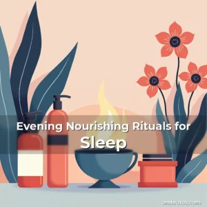 Artistic representation for Evening Nourishing Rituals for Sleep