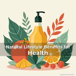 Artistic representation for Natural Lifestyle Benefits for Health