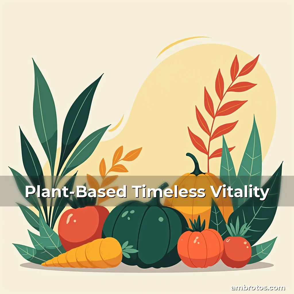 Artistic representation for Plant-Based Timeless Vitality