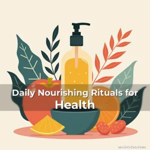 Artistic representation for Daily Nourishing Rituals for Health