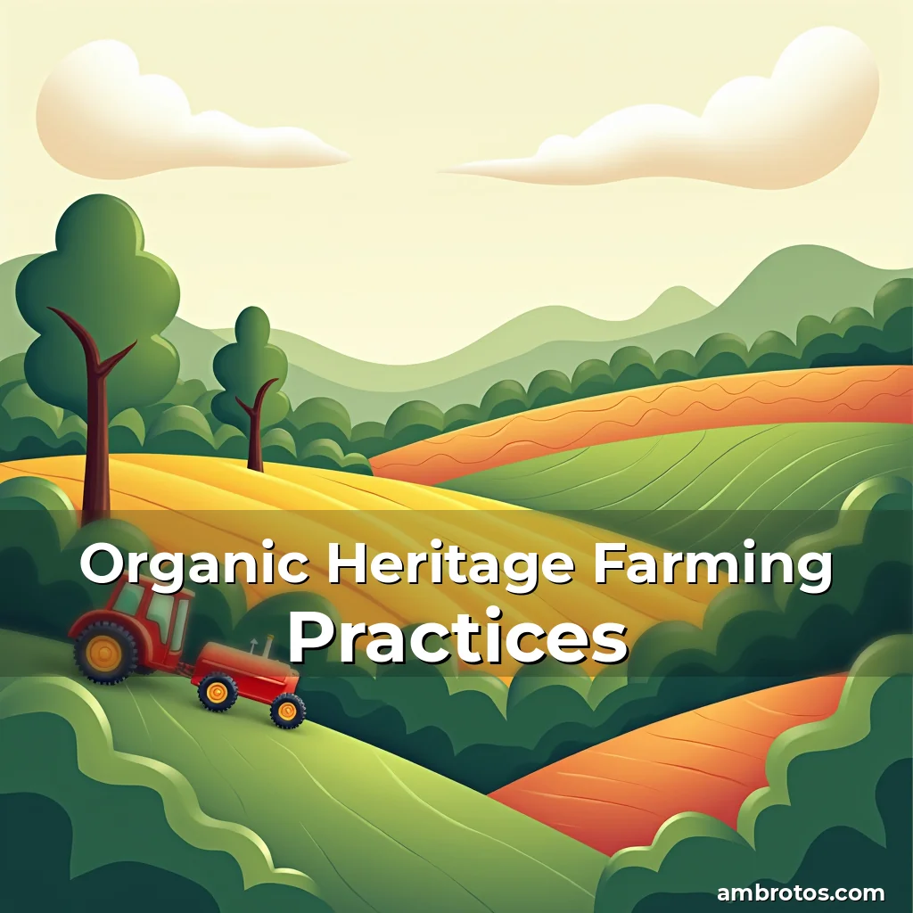 Artistic representation for Organic Heritage Farming Practices