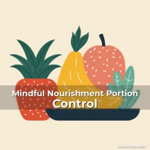 Artistic representation for Mindful Nourishment Portion Control