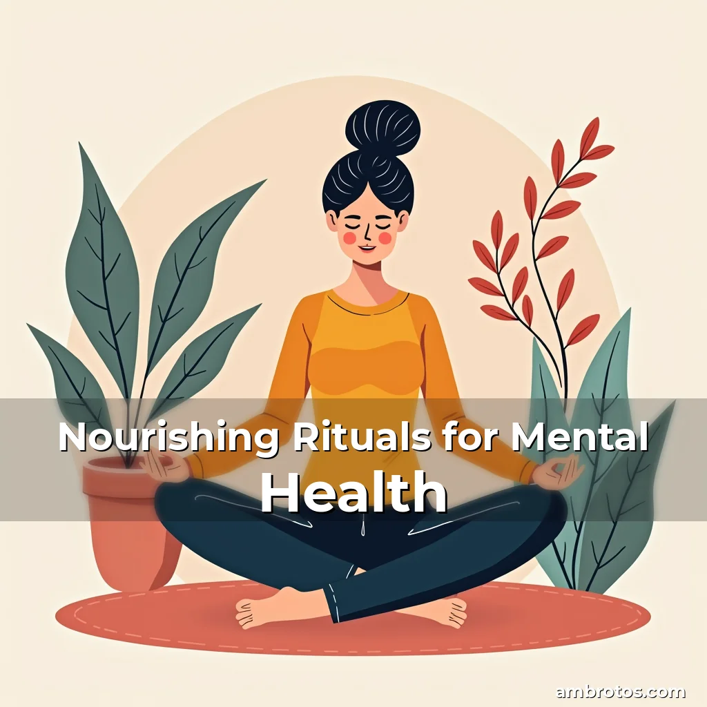 Artistic representation for Nourishing Rituals for Mental Health