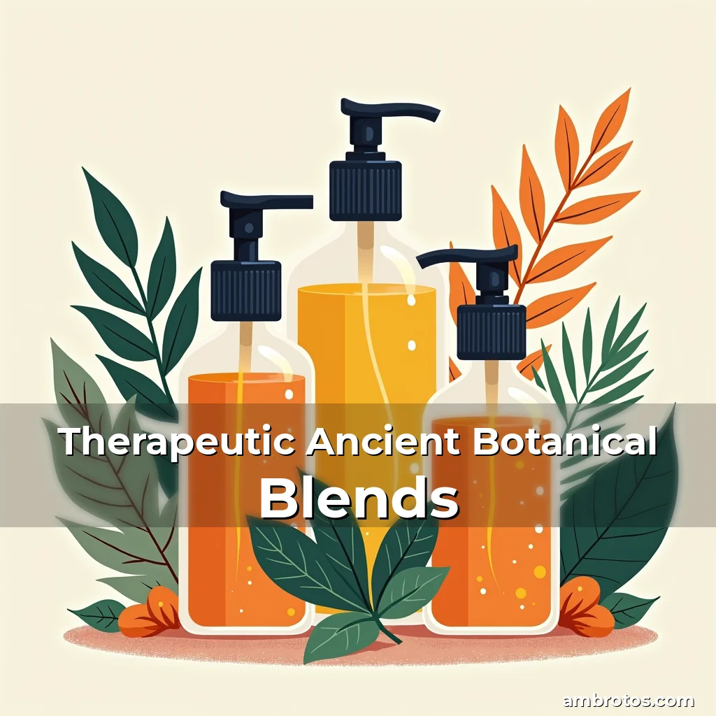 Artistic representation for Therapeutic Ancient Botanical Blends