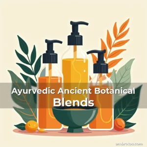 Artistic representation for Ayurvedic Ancient Botanical Blends