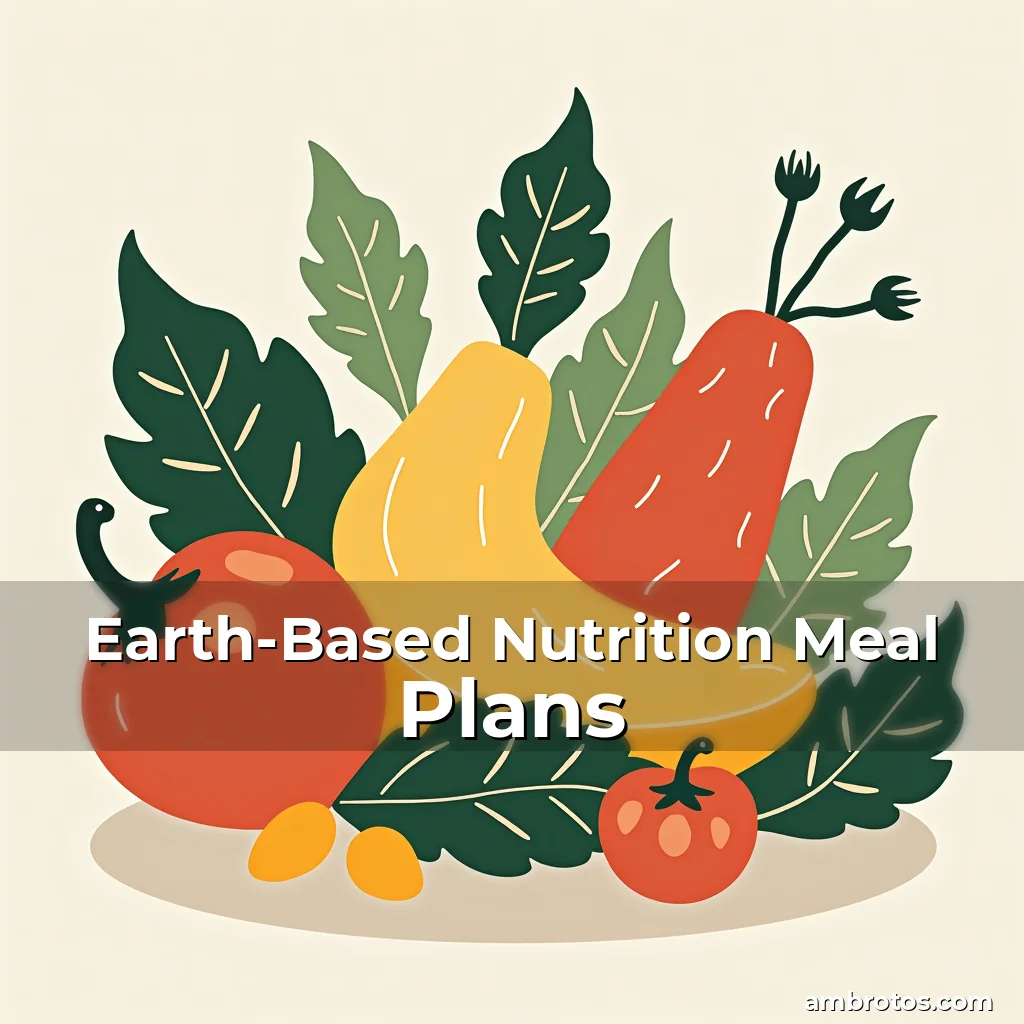 Artistic representation for Earth-Based Nutrition Meal Plans