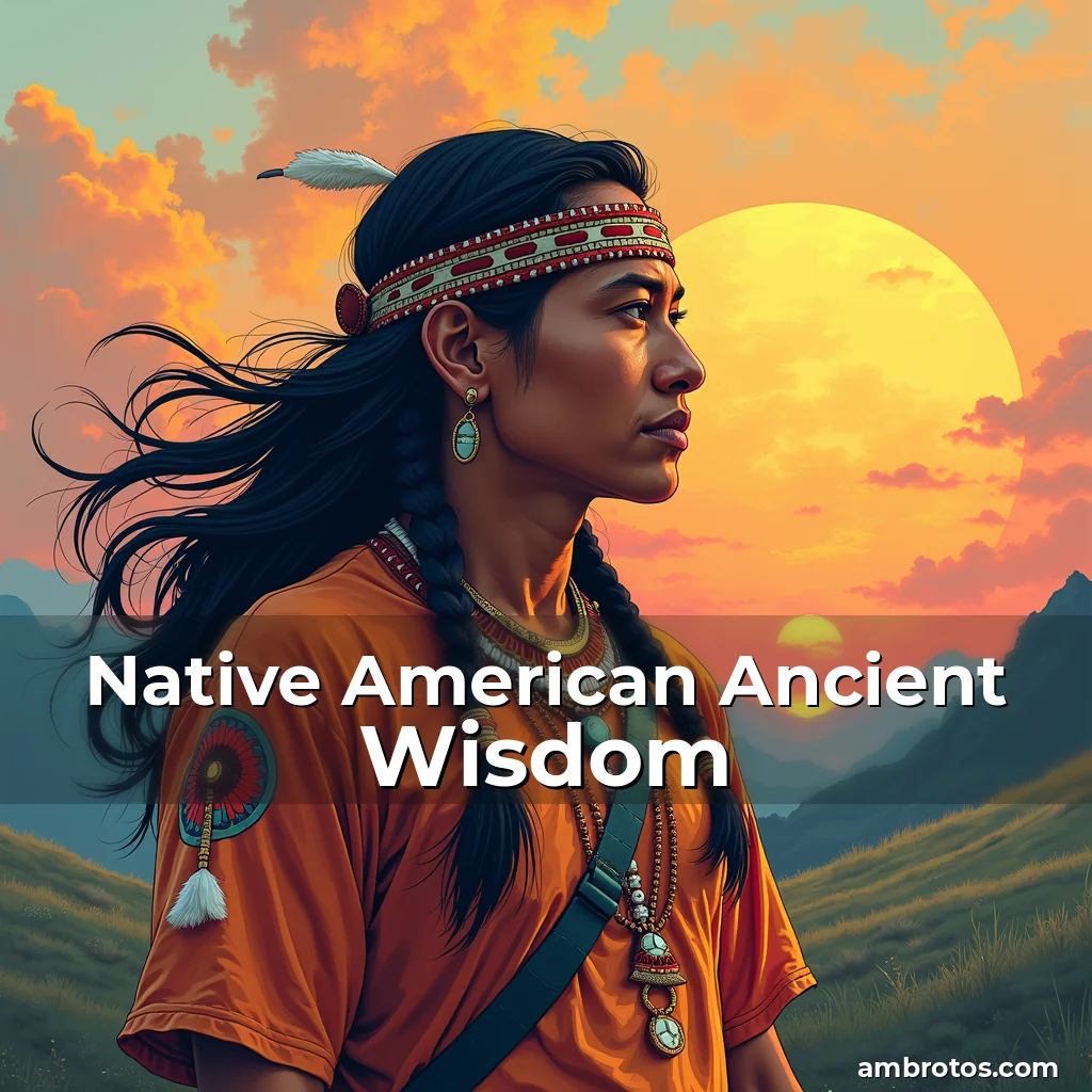 Artistic representation for Native American Ancient Wisdom